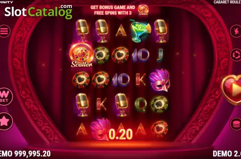 Οθόνη3. Cabaret Roulette Κουλοχέρης 