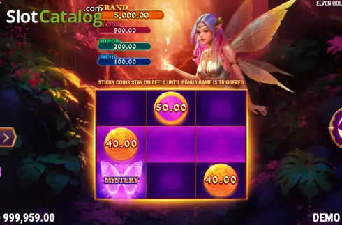 Οθόνη2. Elven Hold and Win Κουλοχέρης