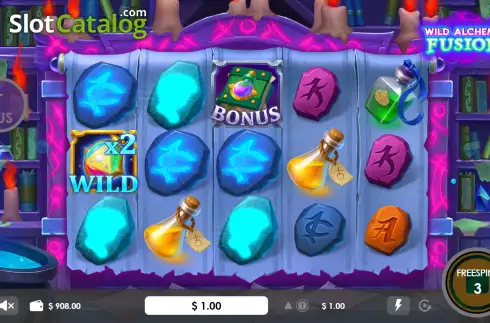 Οθόνη3. WILD ALCHEMY: FUSION Κουλοχέρης 