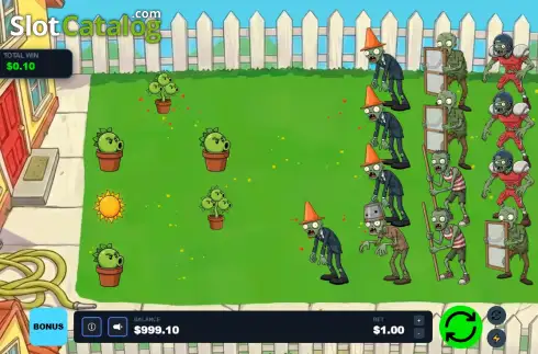 Οθόνη3. Botany vs Undead Κουλοχέρης 