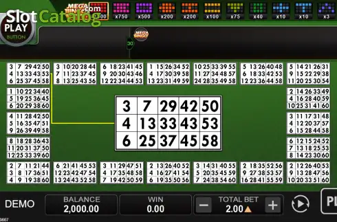 Οθόνη2. Money Bingo Κουλοχέρης