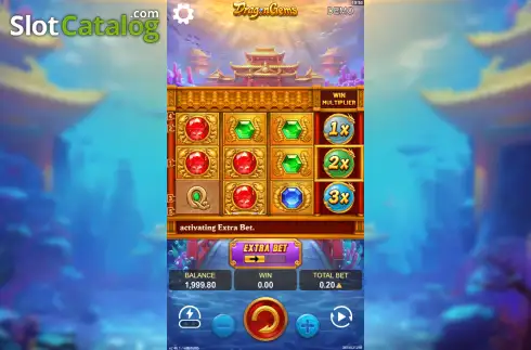 Οθόνη2. Dragon Gems (Yellow Bat) Κουλοχέρης