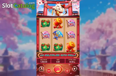 Οθόνη2. Lucky Meow (Yellow Bat) Κουλοχέρης