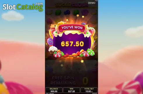 Οθόνη3. Sugar Crush (Yellow Bat) Κουλοχέρης