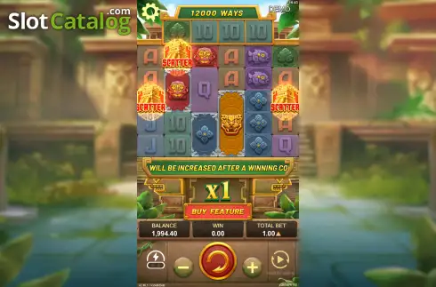 Οθόνη2. Golden Aztec Mega Κουλοχέρης