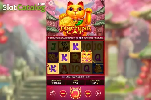 Οθόνη3. Fortune Cat (Yellow Bat) Κουλοχέρης 