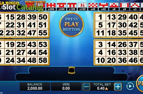 Οθόνη2. Atlantis Bingo (Yellow Bat) Κουλοχέρης