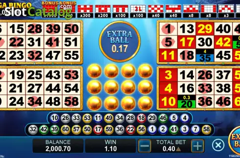 Οθόνη3. Atlantis Bingo (Yellow Bat) Κουλοχέρης