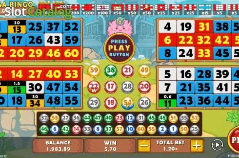 Οθόνη2. Beasty Bingo Κουλοχέρης