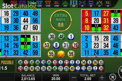 Οθόνη3. Bingo Bonanza (Yellow Bat) Κουλοχέρης 