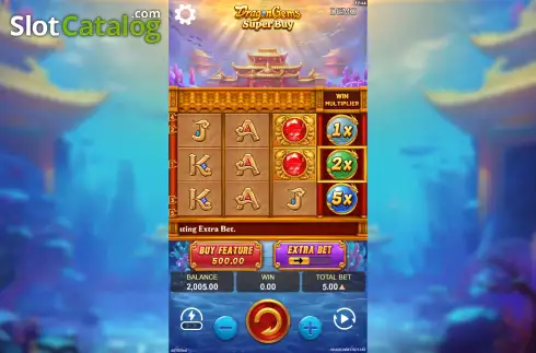 Οθόνη2. Dragon Gems Super Buy Κουλοχέρης 
