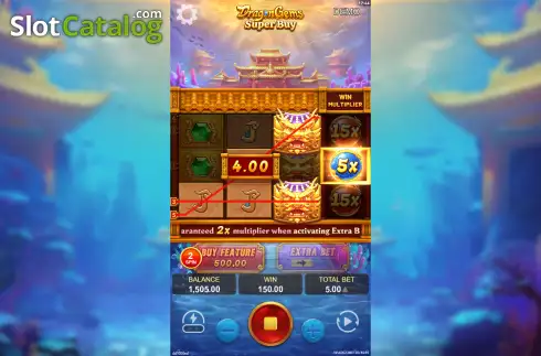 Οθόνη3. Dragon Gems Super Buy Κουλοχέρης 