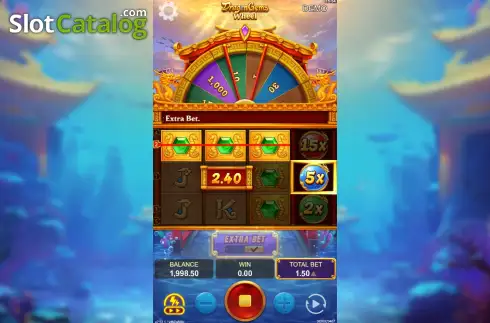 Οθόνη5. Dragon Gems Wheel Κουλοχέρης
