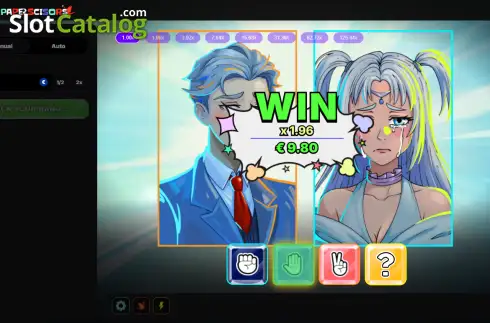 Οθόνη3. Rock Paper Scissors (YOriginal Games) Κουλοχέρης 