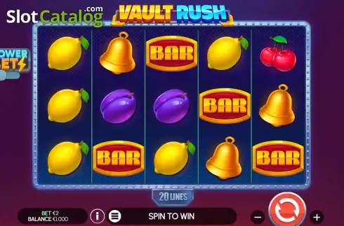 Οθόνη2. Vault Rush Κουλοχέρης