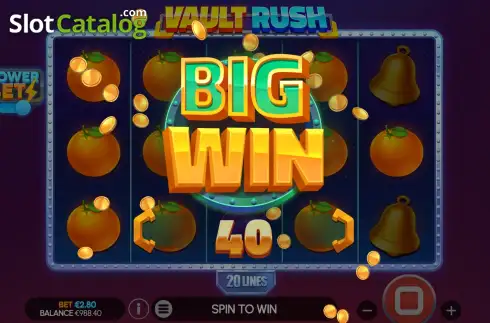 Οθόνη3. Vault Rush Κουλοχέρης
