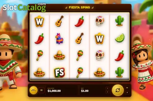 Οθόνη2. Fiesta Spins Κουλοχέρης