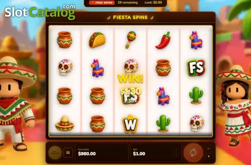 Οθόνη3. Fiesta Spins Κουλοχέρης