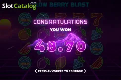 Οθόνη3. Glowberry Blast Κουλοχέρης