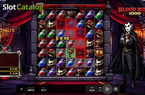 Οθόνη2. Blood Rush 1000 Κουλοχέρης