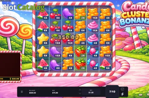 Οθόνη3. Candy Cluster Bonanza Κουλοχέρης