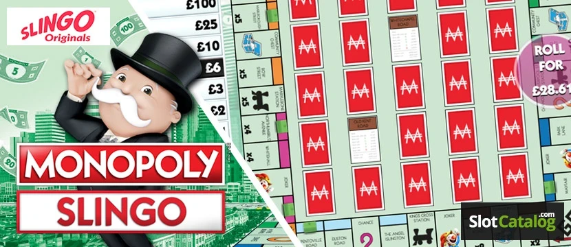 Slingo Monopoly Slingo Monopoly Logo