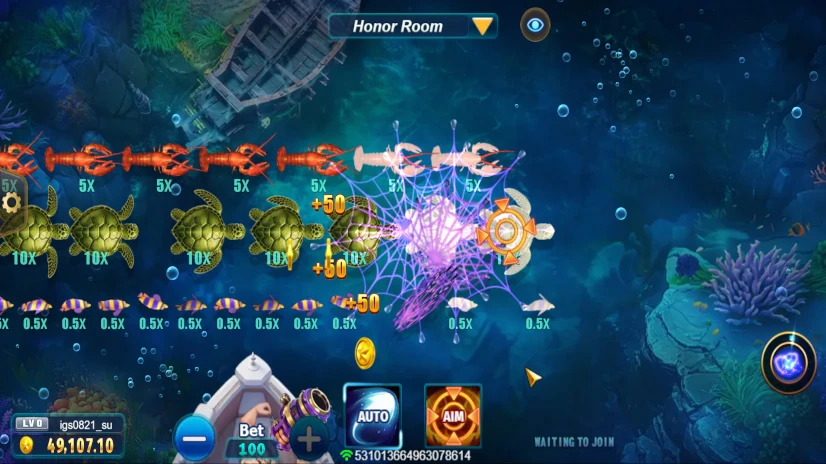 Οθόνη Ocean Hunter Ocean Hunter Screen