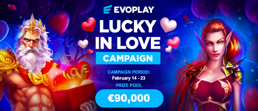 Εκστρατεία Evoplay – Lucky in Love Evoplay – Lucky in Love Campaign